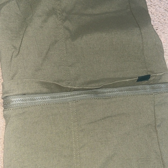 Prana Monarch Convertible Zip Pants Hiking Outdoor Olive Green 14 - Picture 5 of 9